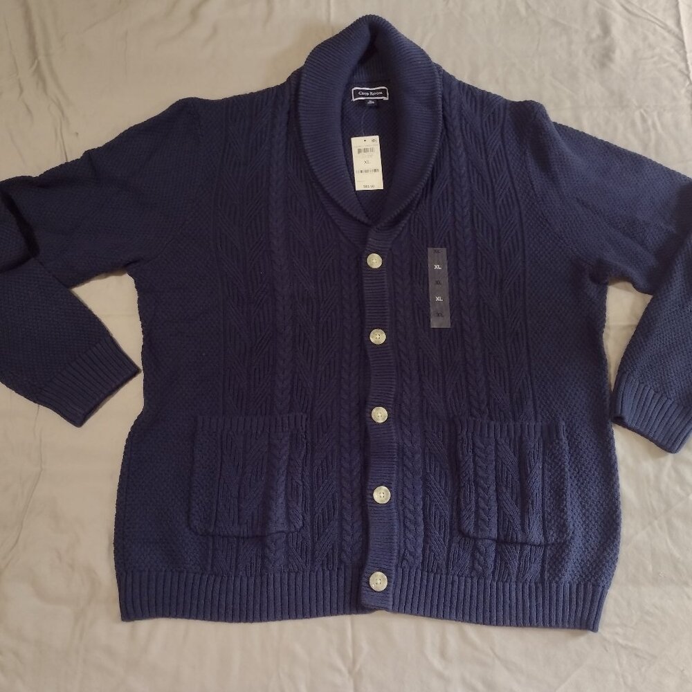 Men's Navy Cardigan